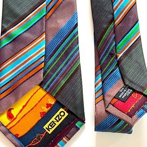 Silk stripe Kenzo Tie